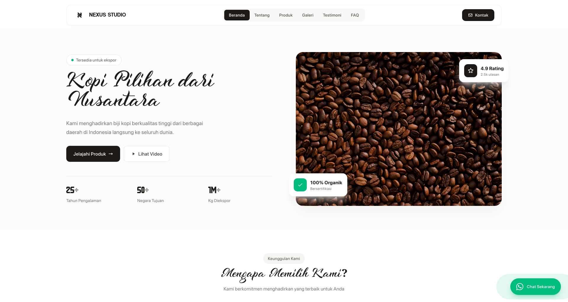 Arabiceta - Coffee Bean Export Portfolio
